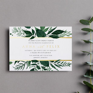 Wild Forest   Green Botanical Wedding