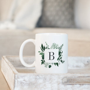 Wild Forest Monogram Coffee Mug