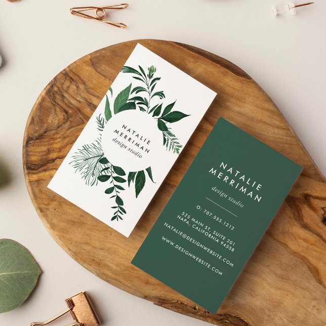 Wild Forest Vertical Business Card (Creator Uploaded)