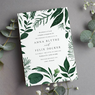Wild Forest Wedding Invitation