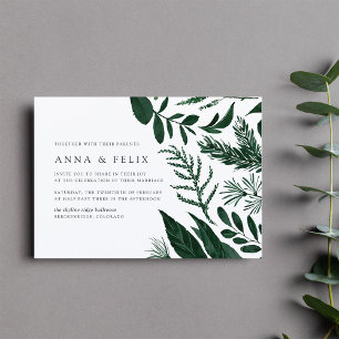 Wild Forest Wedding Invitation