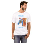 Wild & Free colorful horse white T-Shirt