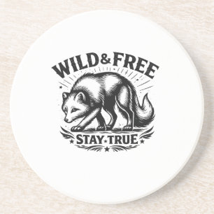 Wild & Free Stay True Graphic T-Shirt Coaster
