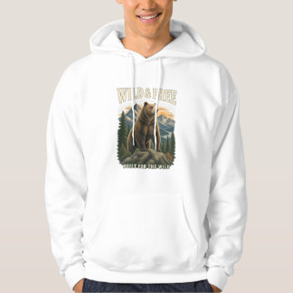 Wild & Free Wilderness Hoodie – Vintage Outdoor Ad