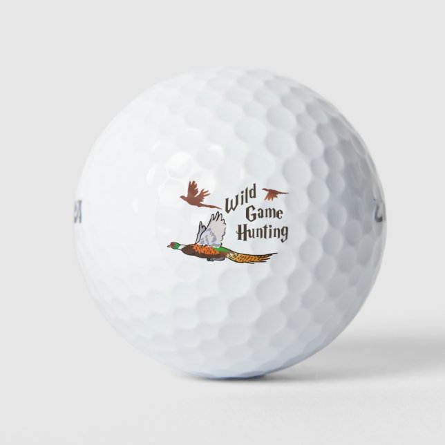 Wild Game Golf Balls (Front)