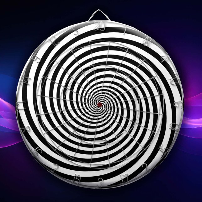 Wild Game Night Hypnosis Spiral Dartboard (You have to be kidding! Ready for a wild game night? )