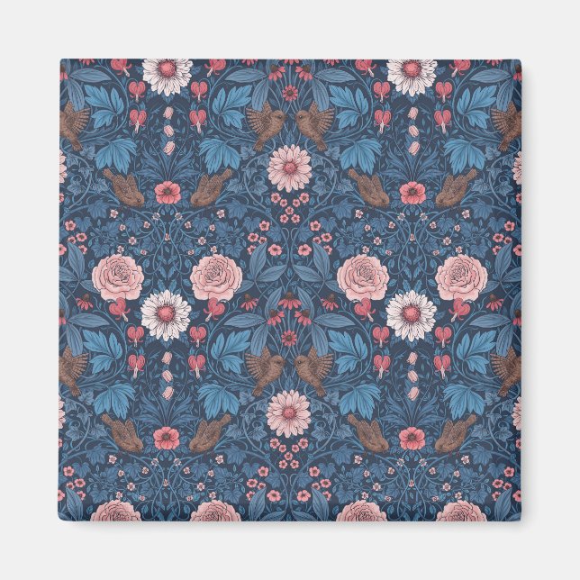 Wild garden in blue magnet (Front)