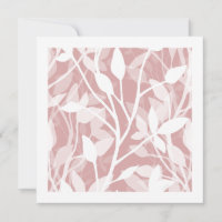 Wild Garden Mist Minimalist Botanical Art Card
