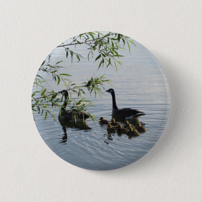 Wild Geese Button (Front)