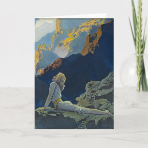 Wild Geese by Maxfield Parrish Card