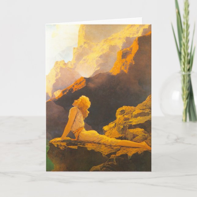 "Wild Geese", by Maxfield Parrish Card (Front)