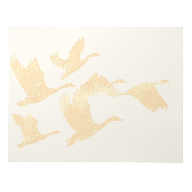 Wild Geese Flying Notepad (Front)