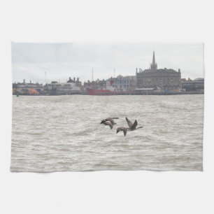Wild Geese Tea Towel