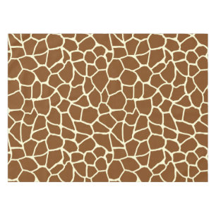 Wild Giraffe Pattern Animal Print Tablecloth