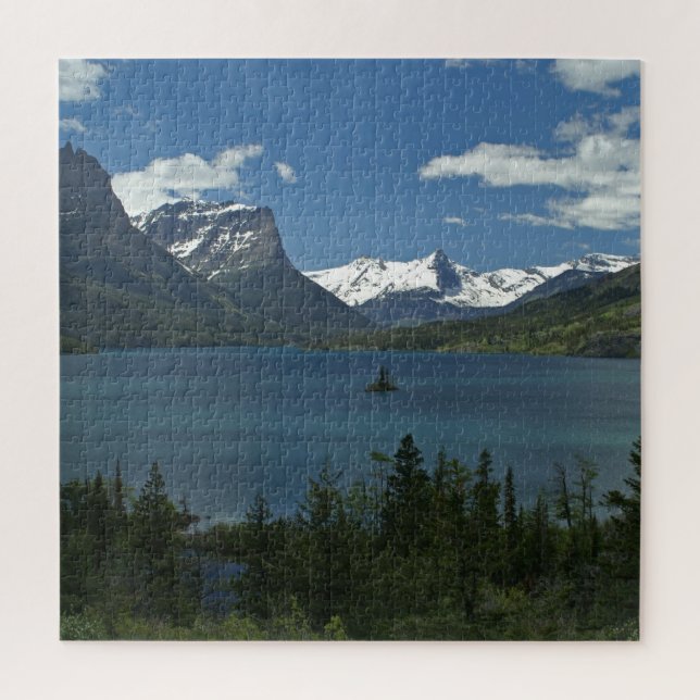 Wild Goose Island at Glacier National Park Jigsaw Puzzle (Vertical)