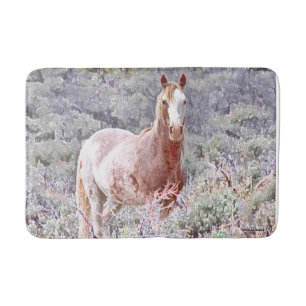 Wild Grace, Roan Stallion Bath Mat