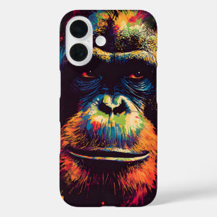 Wild Graffiti Urban Jungle Gorilla  iPhone 16 Case