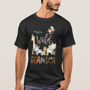 Wild Grandpa Zoo Born Wild 2nd Birthday Safari Jun T-Shirt