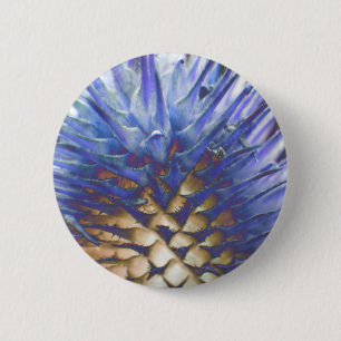 Wild Grass Blue Flame Button