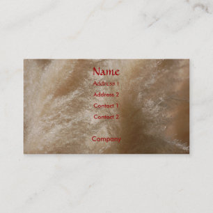 Wild Grass Profile Card