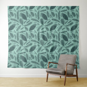 Wild grasses and ferns tapestry