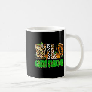 Wild Great Grandma Zoo Safari Animal Birthday Fami Coffee Mug