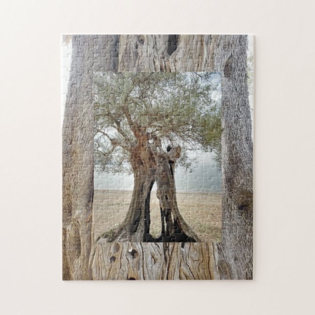 Wild Greek Olive Tree Keepsake Puzzle (Vertical)