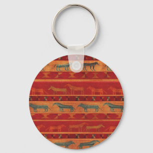 Wild Gypsy Mustangs Key Ring