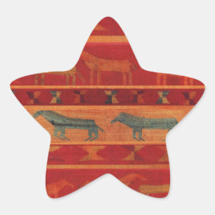 Wild Gypsy Mustangs Star Sticker