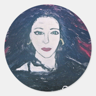 WILD HAIR UNITED KINGDOM CLASSIC ROUND STICKER