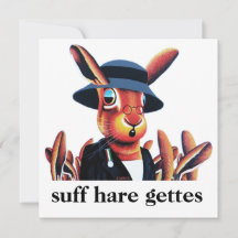 Wild hare leading the 'suff hare gette' movement