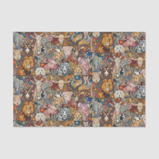 "Wild Harmony" Tissue Paper (Front)