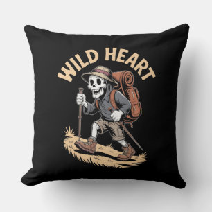 Wild Heart  – Adventurer Skeleton Hiking Cushion