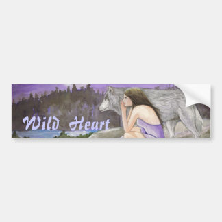 Wild Heart  By Lori Karels Bumper Sticker