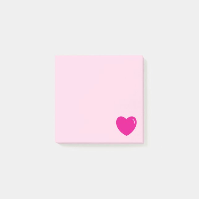 Wild Hearts can’t be Tamed Post It Notes / Pink (Front)