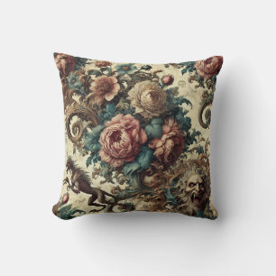 Wild Hearts & Gaunt Dogs – Gothic Victorian Cushion