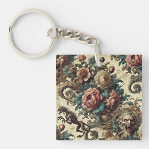 Wild Hearts & Gaunt Dogs – Gothic Victorian Key Ring