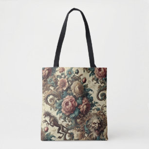 Wild Hearts & Gaunt Dogs – Gothic Victorian Tote Bag