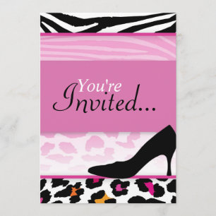 Wild Heel Invitation (Bachelorette or Birthday)