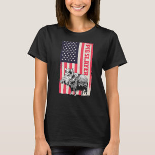 Wild Hog Animal Hunter Hog Assassin Boar Hunting P T-Shirt