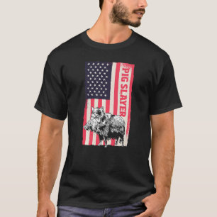 Wild Hog Animal Hunter Hog Assassin Boar Hunting P T-Shirt