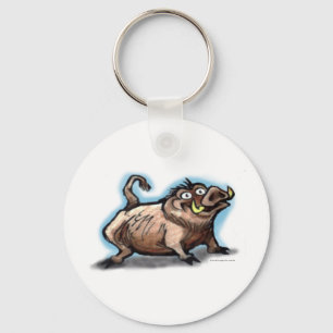 Wild Hog Key Ring