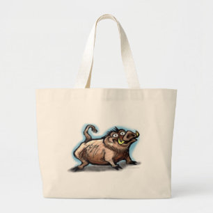 Wild Hog Large Tote Bag