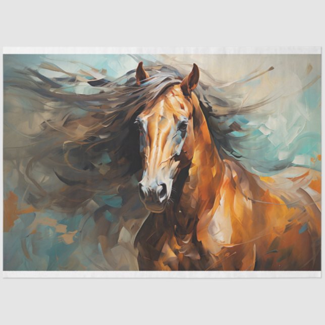 Wild Horse 3 Decoupage Paper (Front)