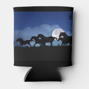 Wild Horse and Moon Koozie Can Cooler