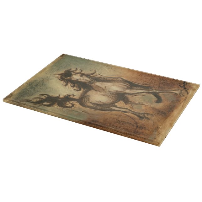 Wild Horse and Warm Colours Cutting Board (Corner)