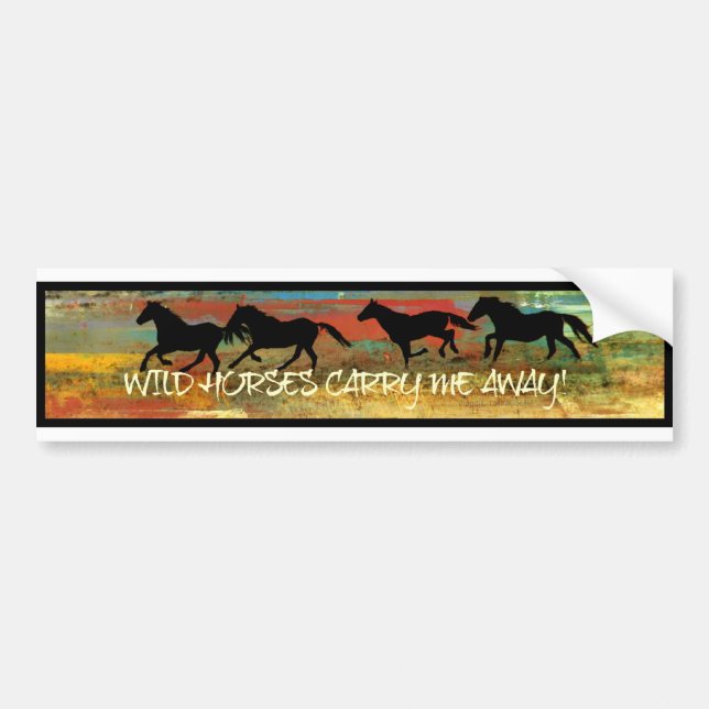 Wild Horse bumper sticker (Front)