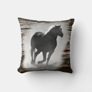 Wild Horse Galloping Cushion