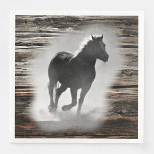 Wild Horse Galloping Napkin