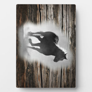 Wild Horse Galloping Plaque